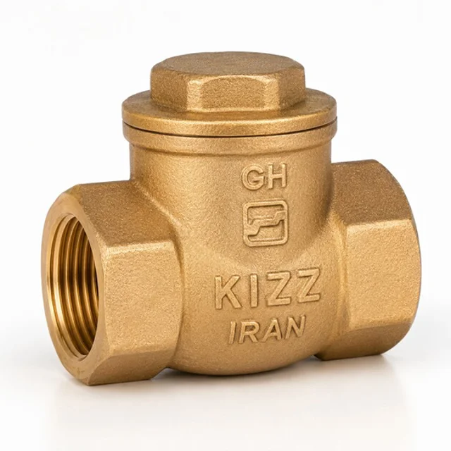 خرید و قیمت شیر یکطرفه دریچه‌ای برنجی 3/4 اینچ کیزایران | فولاد راشن آریا